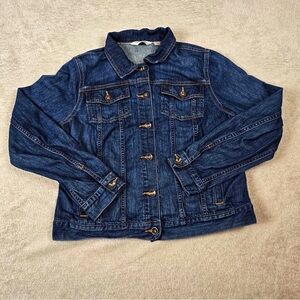 L.L. Bean Blue Denim Jacket Size M